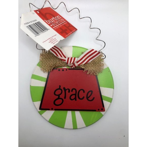 Burton & Burton x Carla Grogan Art of Him Grace Ornaments - Picture 4 of 5